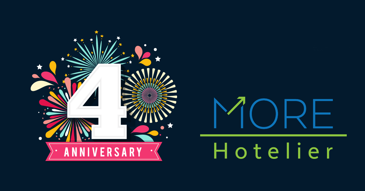 MOREHOTELIER'S ANNIVERSARY – 4 years of Outsourced Revenue Management